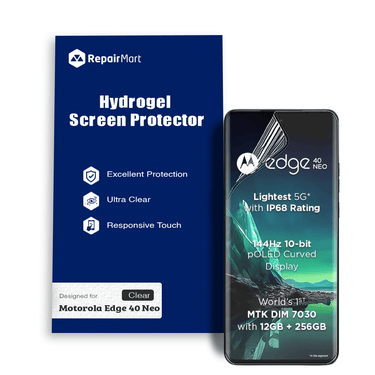 Motorola Edge 40 Neo Compatible Premium Hydrogel Screen Protector With Full Coverage Ultra HD